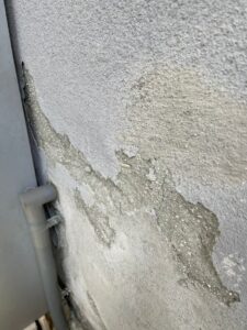 外壁の塗膜剥離